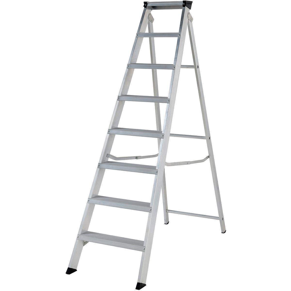 Youngman 6 Tread Aluminium Swingback Step Ladder Builders Trade DIY Professional